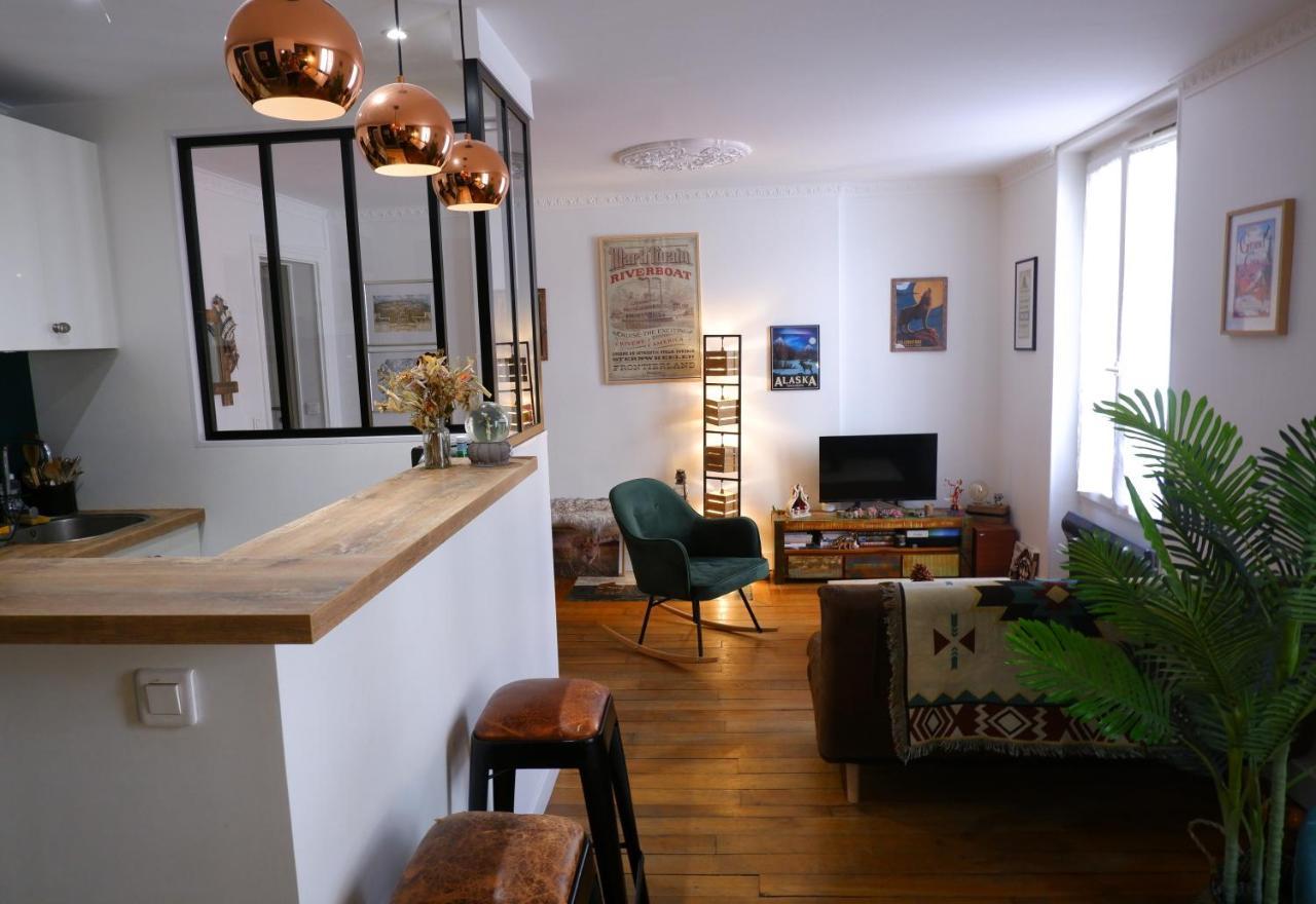 Cosy Magical Flat Lägenhet Paris Exteriör bild